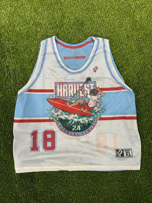 Custom Premier Practice Pinnies  - Fully Sublimated on Premier Quality Mesh Fabric - Lacrosse and Multi-Sport