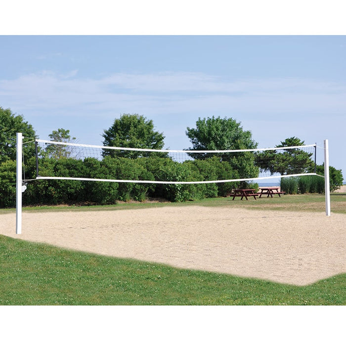 Jaypro Outdoor Volleyball System - Coastal Competition - (4 in.) (Square Post)