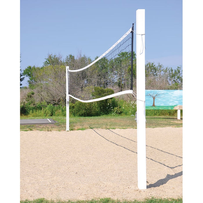 Jaypro Outdoor Volleyball System - Coastal Competition - (4 in.) (Square Post)