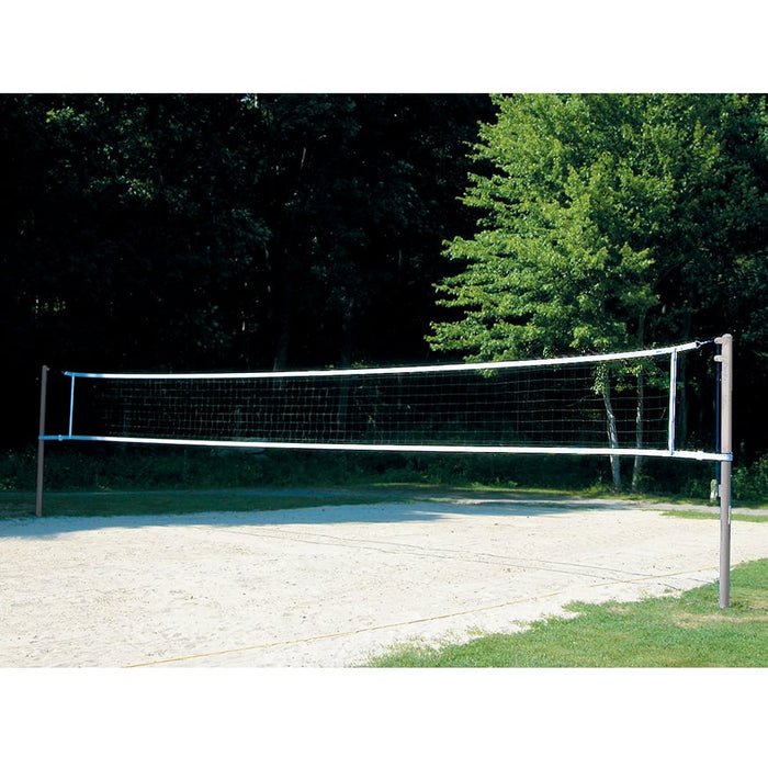 Jaypro Outdoor Volleyball Uprights - Competition (3-1/2 in.) (Round Pole)