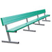 Jaypro Player Bench with Seat Back - 21 ft. - Portable (Powder Coated) - Lacrosseballstore