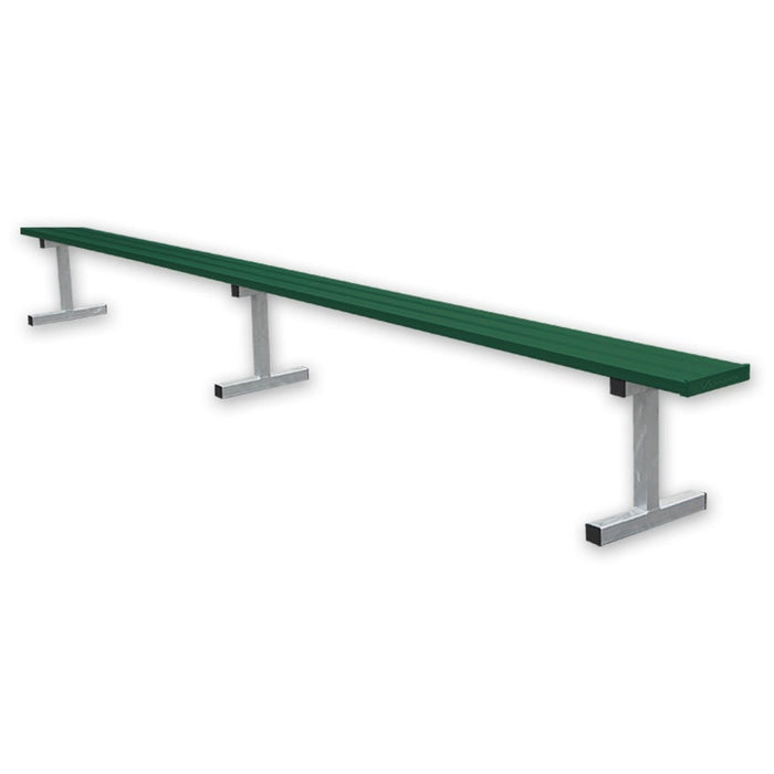 Jaypro Player Bench - 15 ft. - Portable (Powder Coated) - Lacrosseballstore