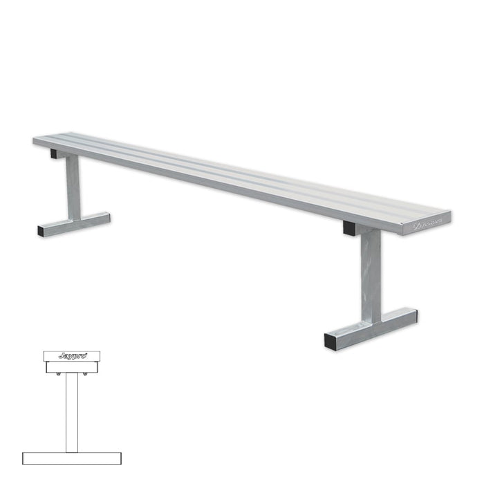 Jaypro Player Bench - 7-1/2 ft. - Portable - Lacrosseballstore