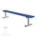 Jaypro Player Bench - 7-1/2 ft. - Portable (Powder Coated) - Lacrosseballstore