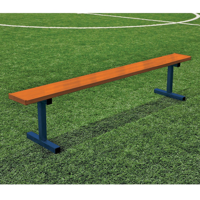 Jaypro Player Bench - 7-1/2 ft. - Portable (Powder Coated) - Lacrosseballstore