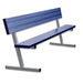 Jaypro Player Bench with Seat Back - 7-1/2 ft. - Portable (Powder Coated) - Lacrosseballstore