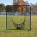 Jaypro Sports Batting Practice Screen - 7 ft.H x 7 ft.W - Portable - Soft Toss (Black) - Lacrosseballstore