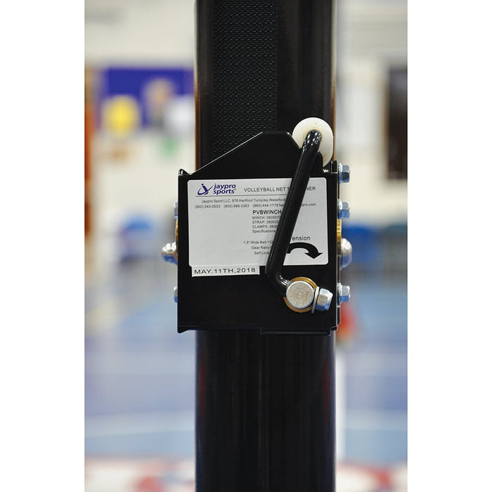 Jaypro FeatherLite™ Volleyball System (3 in. Floor Sleeve) - NFHS, NCAA, USVBA Compliant