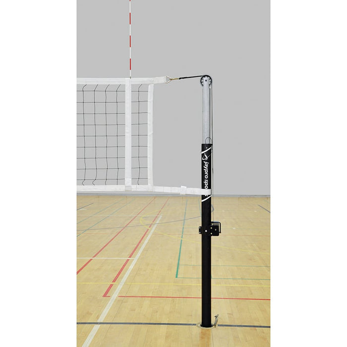 Jaypro FeatherLite™ Volleyball Systems (2 in. (51mm) Floor Sleeve - Canadian) - NFHS, NCAA, USVBA Compliant