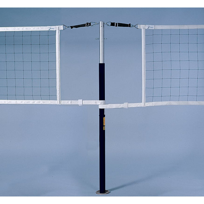 Jaypro FeatherLite™ Volleyball Net Center Upright System (3 in. Floor Sleeve) - NFHS, NCAA, USVBA Compliant