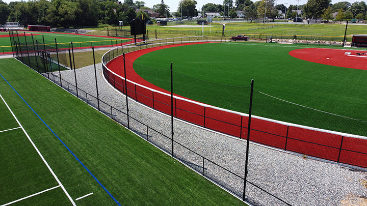 Jaypro 180' x 15' Field Pro Multi Sport Net System - A Sturdy & Permanent Solution that Requires Ground Sleeves