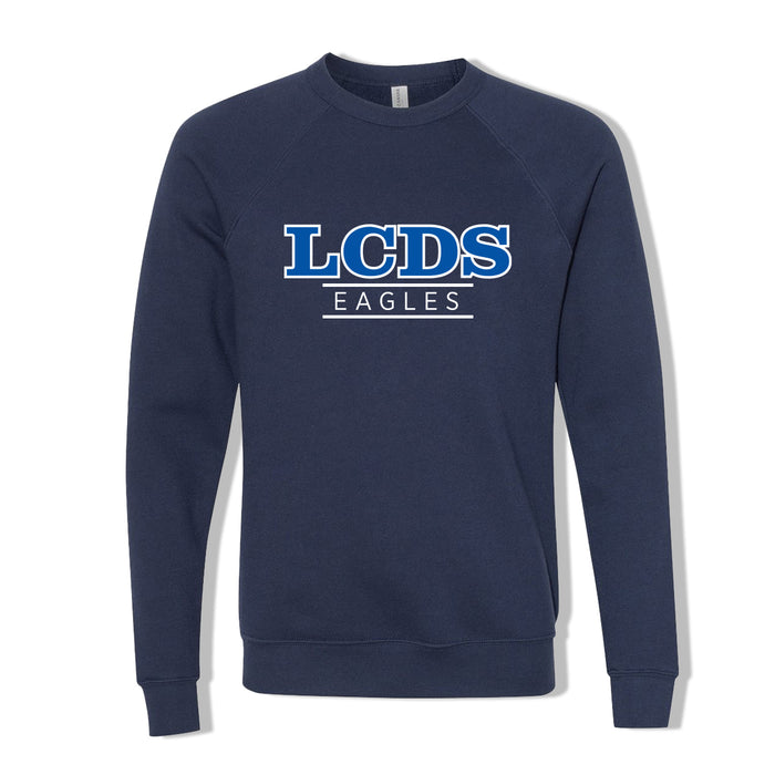 LCDS Eagles -  Adult Sponge Fleece Crew Neck