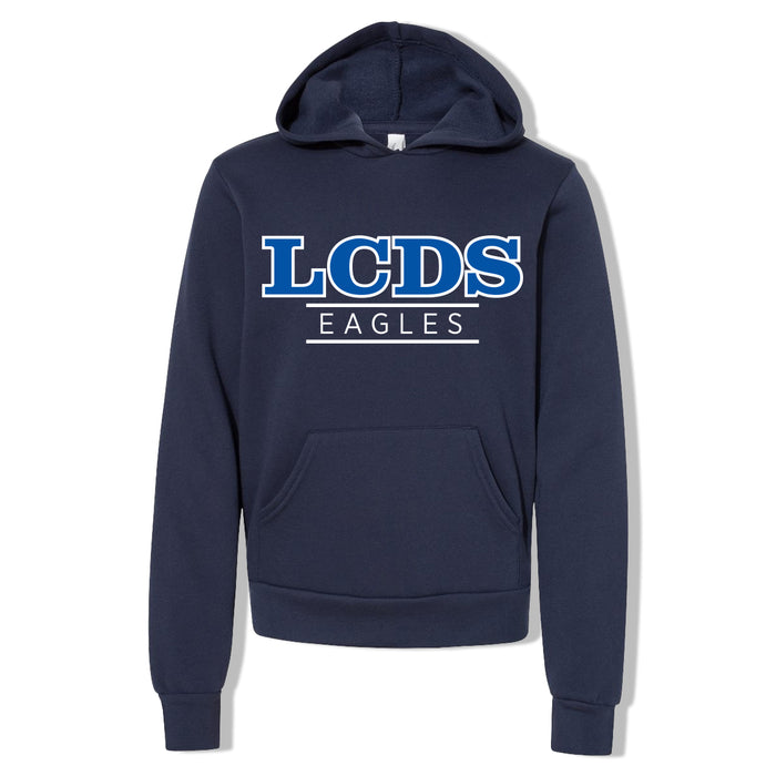 LCDS Eagles -  Youth Sponge Fleece Hoodie