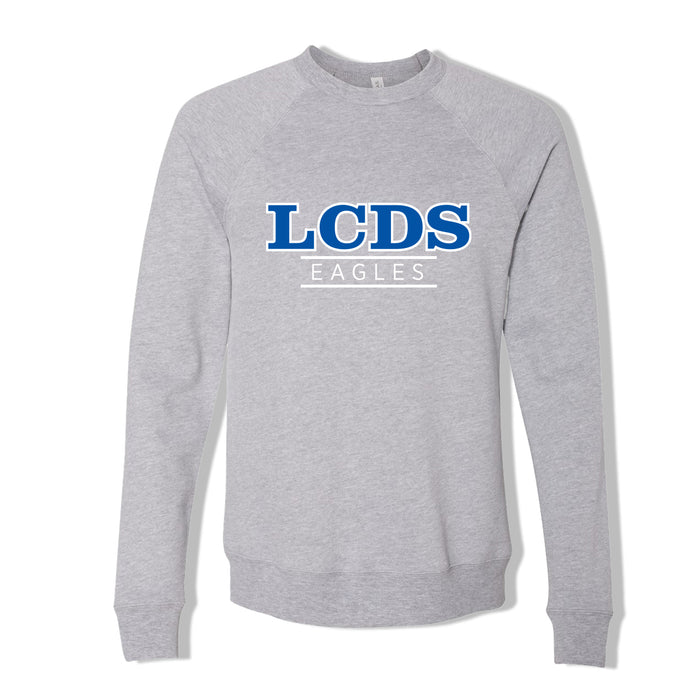 LCDS Eagles -  Adult Sponge Fleece Crew Neck