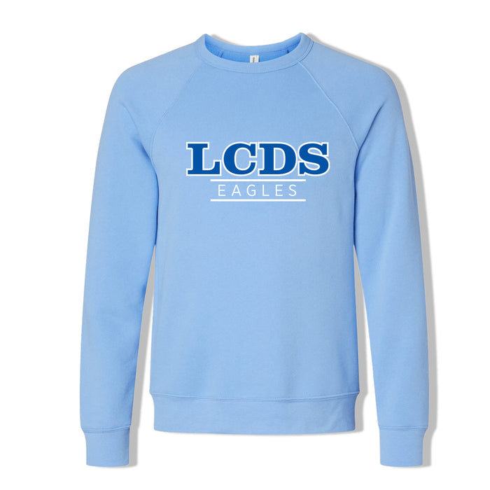 LCDS Eagles -  Adult Sponge Fleece Crew Neck