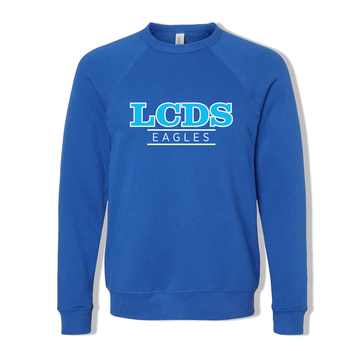 LCDS Eagles -  Adult Sponge Fleece Crew Neck