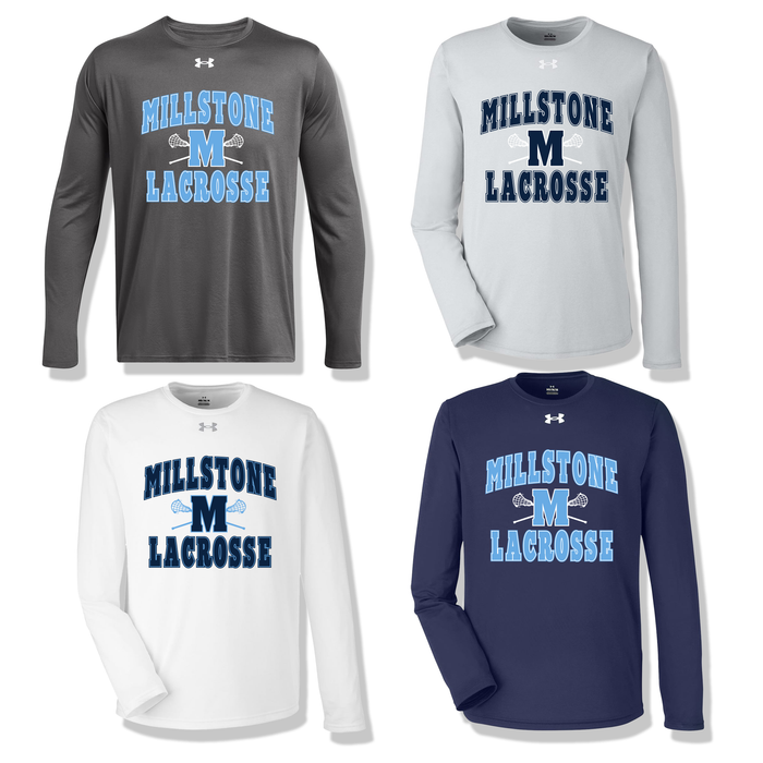 Millstone Lacrosse - Under Armour Tech Long Sleeve