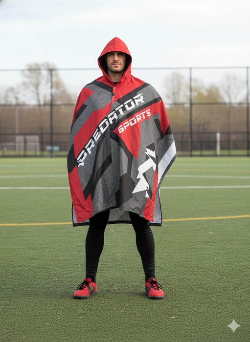 Predator Sports Custom Team Cape Jacket  - Fully Customizable For Your Team