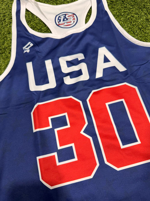 Women's Reversible Racerback Lacrosse Jersey - 2 Ply