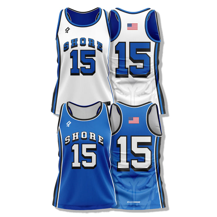 Shore Lacrosse - Girls 3-8 Reversible Sleeveless Jersey