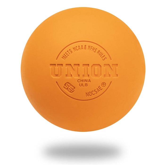 Case 120 Orange Union Lacrosse Balls - Meets NOCSAE Standard, SEI Certified, CLA Approved- Free Shipping on Pallet Orders