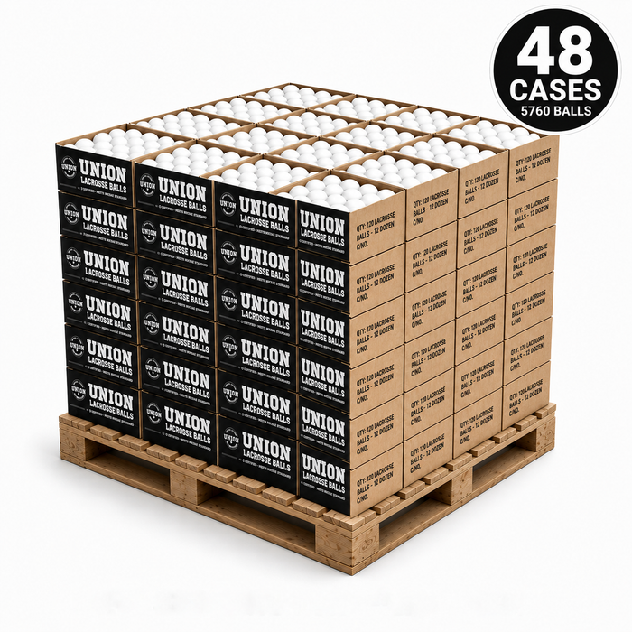 Case 120 White Union Lacrosse Balls - Meets NOCSAE Standard, SEI Certified, CLA Approved