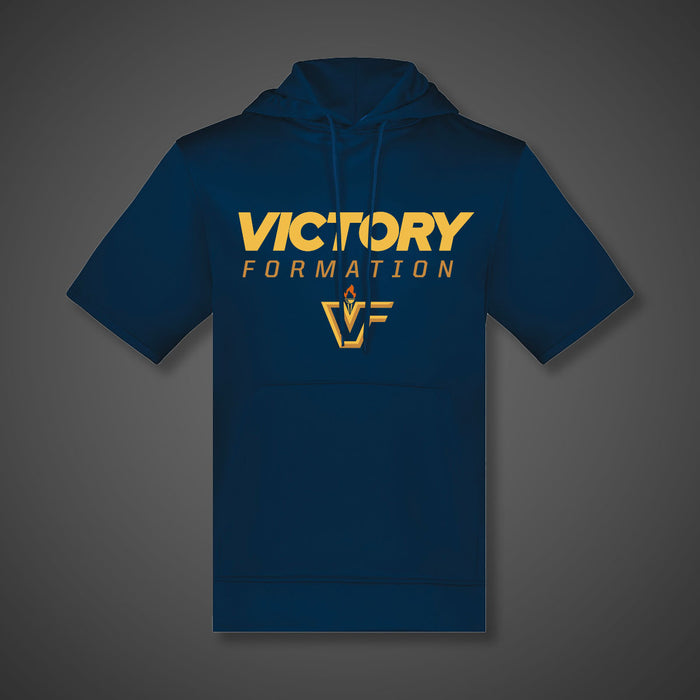Victory Formation - Short Sleeve Dri-Fit Hoodie - Lacrosseballstore