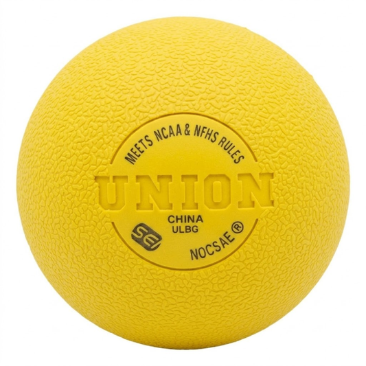 Case 120 Textured Grip Yellow Union Lacrosse Balls - Meets NOCSAE Standard, SEI Certified, CLA Approved