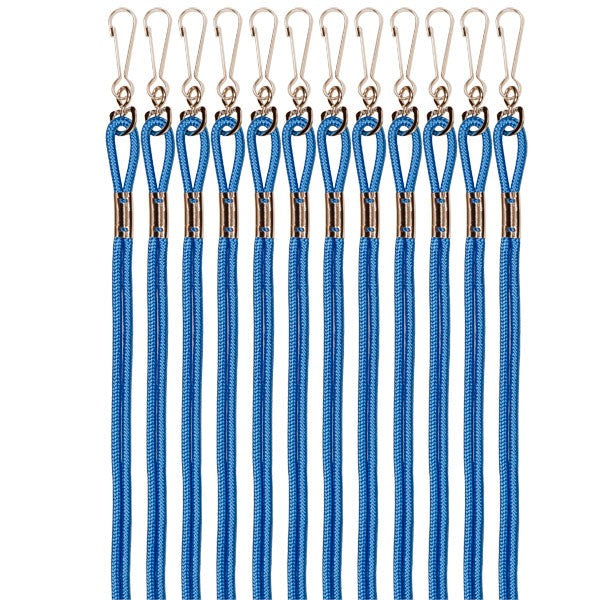 Heavy Nylon Lanyard Bulk Pack Royal Blue