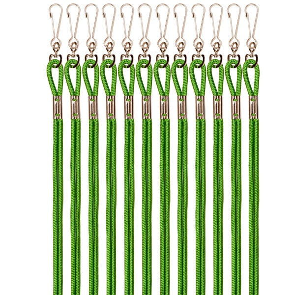 Heavy Nylon Lanyard Bulk Pack Green