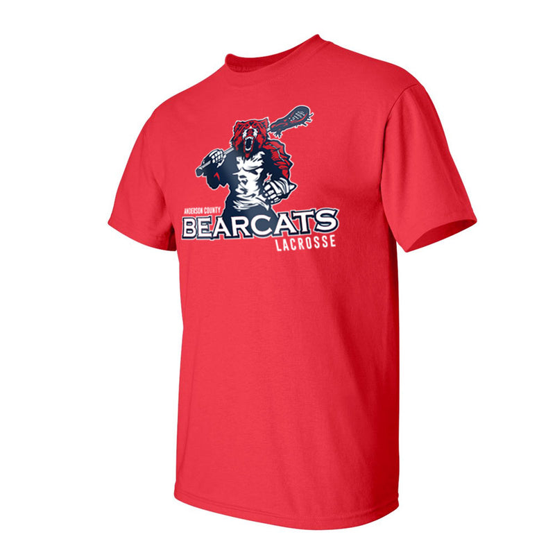 Anderson County Bearcats 50/50 Blend T-Shirt Red