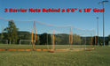BowNet Barrier Backstop 3 Nets