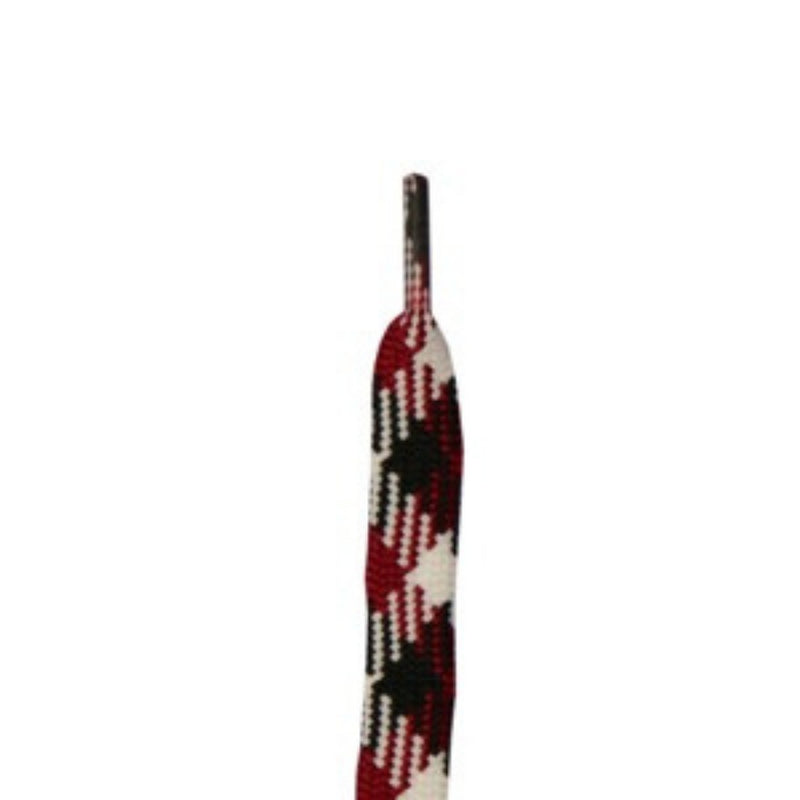 Jimalax 33 Inch Maroon Black White TriColor Shooting Laces
