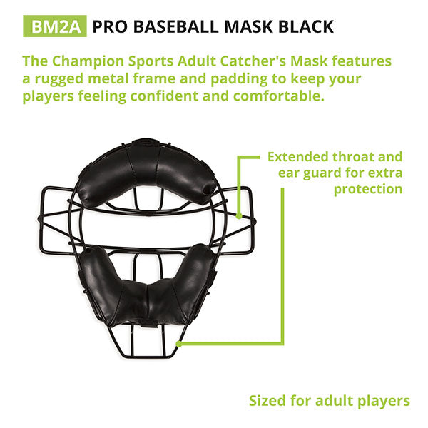 Champion Sports PRO BASEBALL ADULT MASK - Lacrosseballstore