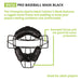 Champion Sports PRO BASEBALL ADULT MASK - Lacrosseballstore