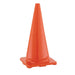 28 inch high visibility flexible vinyl cone orange