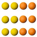 12 Assorted Color Lacrosse Game Balls-Yellow 6-Orange 6| Ladies Blend