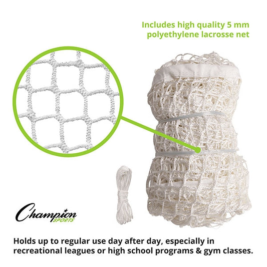 Champion High School Lacrosse Goal Specs