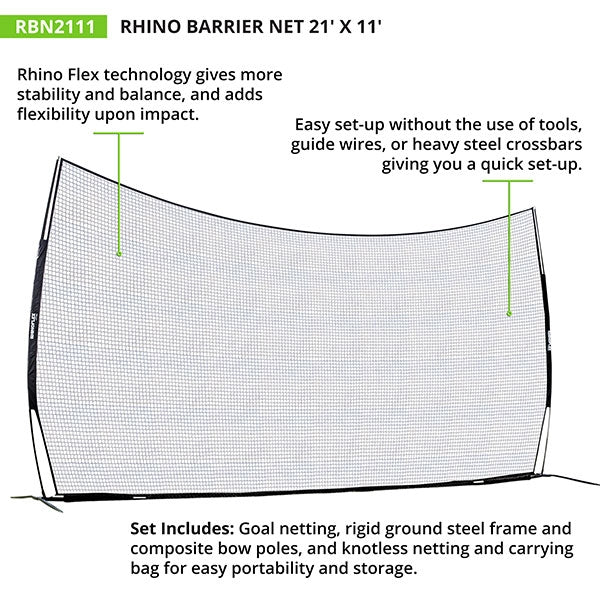 Rhino Barrier Net 21' X 10'