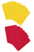 12 Soccer Referee Cards - Six Yellow and Red 2 Packs