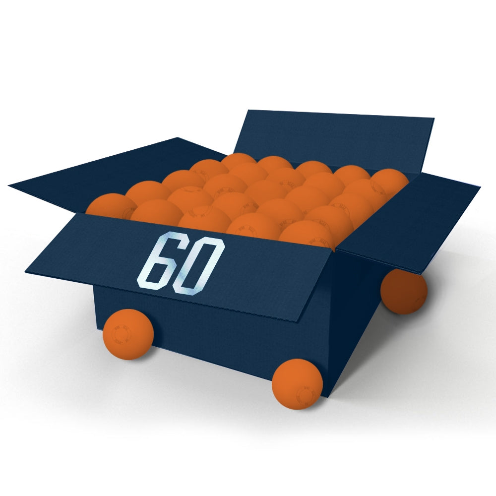 Champro 60 Orange Lacrosse Balls - Meets NOCSAE Standard SEI