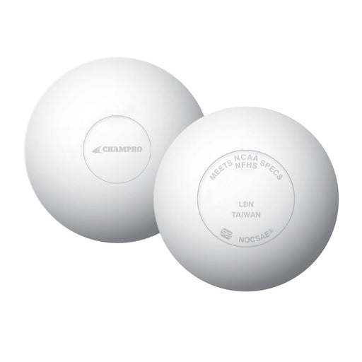 Champro 12 White Lacrosse Balls - Meets NOCSAE Standard SEI - Lacrosseballstore