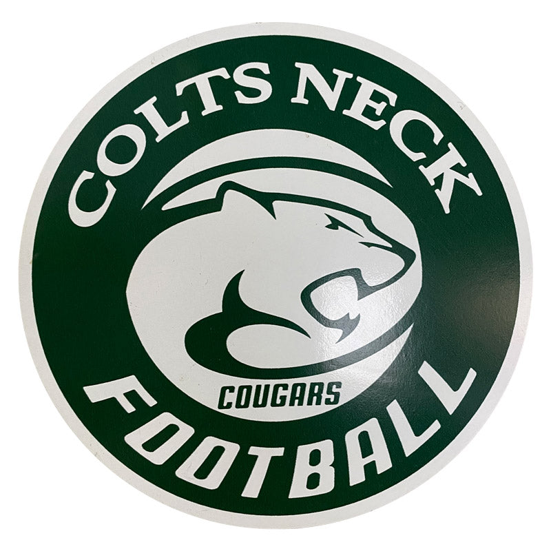 Colts Neck Football Round Car Magnet