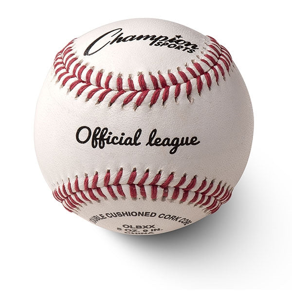One Case 120 Cushion Cork Core Leather Game Baseballs  Blemished