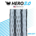 ECD Lacrosse Hero 3.0 Semi Soft Mesh Black Striker