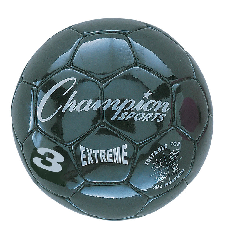 Extreme Soccer Ball  Size 3 Black