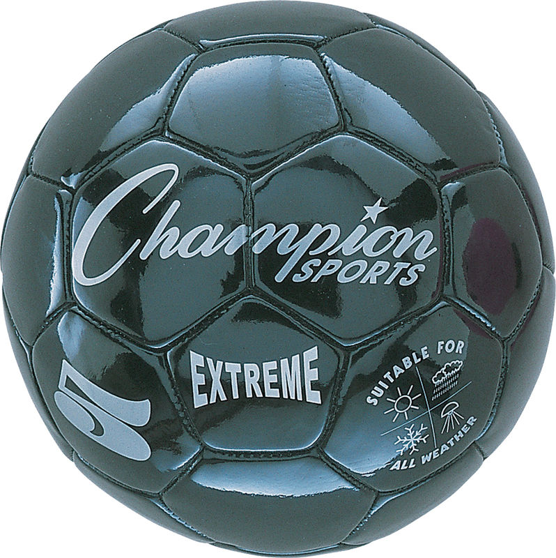Extreme Soccer Ball  Size 5 Black