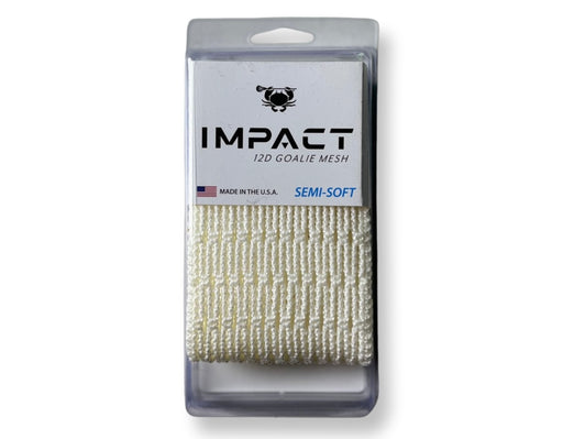 ECD Lacrosse Impact 12D Goalie Mesh Semi Soft - Lacrosseballstore