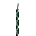 Jimalax 33 Inch Black Kelly Green White TriColor Shooting Laces