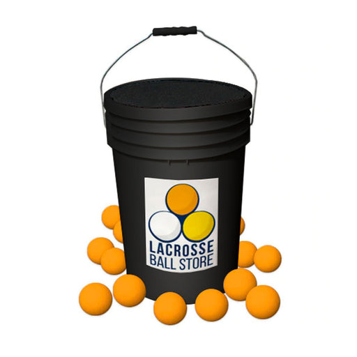 Champion Sports Lacrosse Ball Bucket 36 White